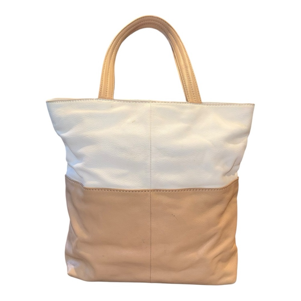 Cole Haan Leather Tote Bag with Woven Wristlet Pouch BP5 - Picture 2 of 11